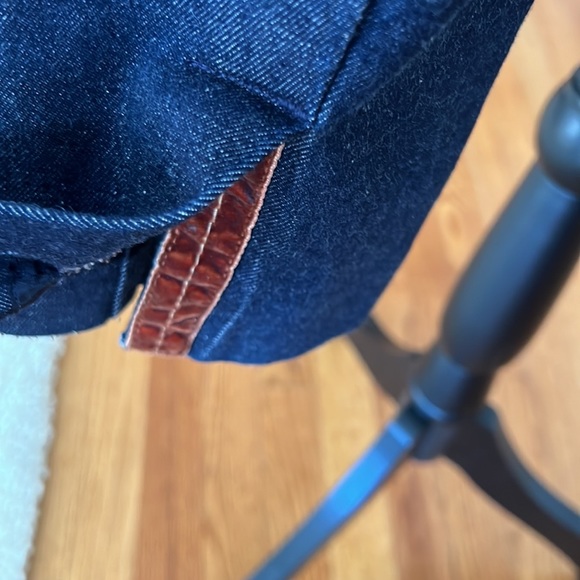 Anthropologie slim straight leg dark denim pant. Clean front. New w/o tags - Picture 9 of 9